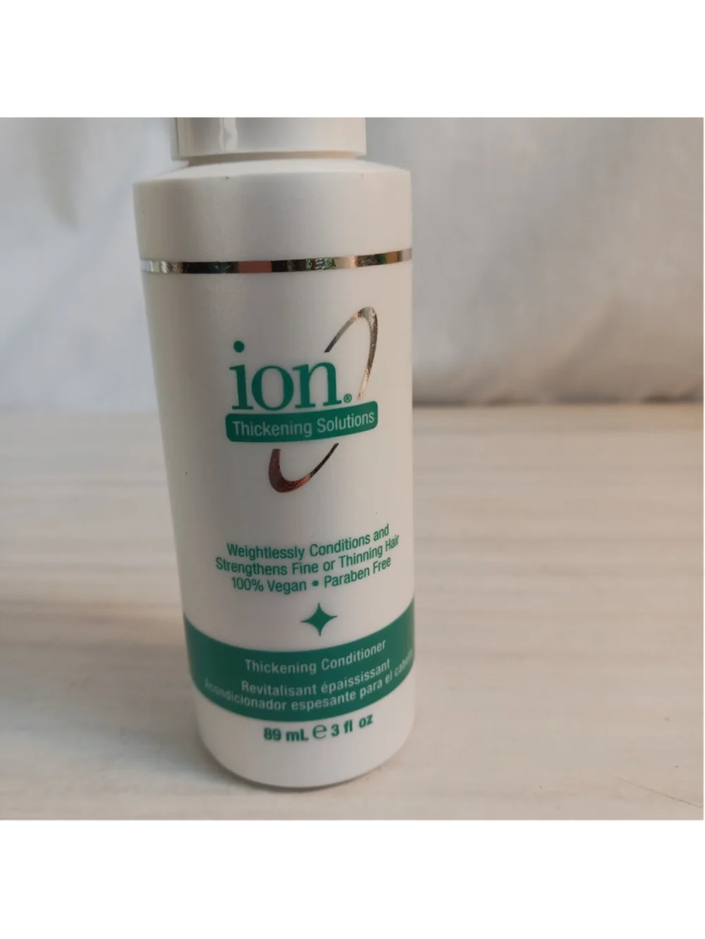 Ion Thickening Solutions Conditioner 100% Vegan 3 Oz Travel